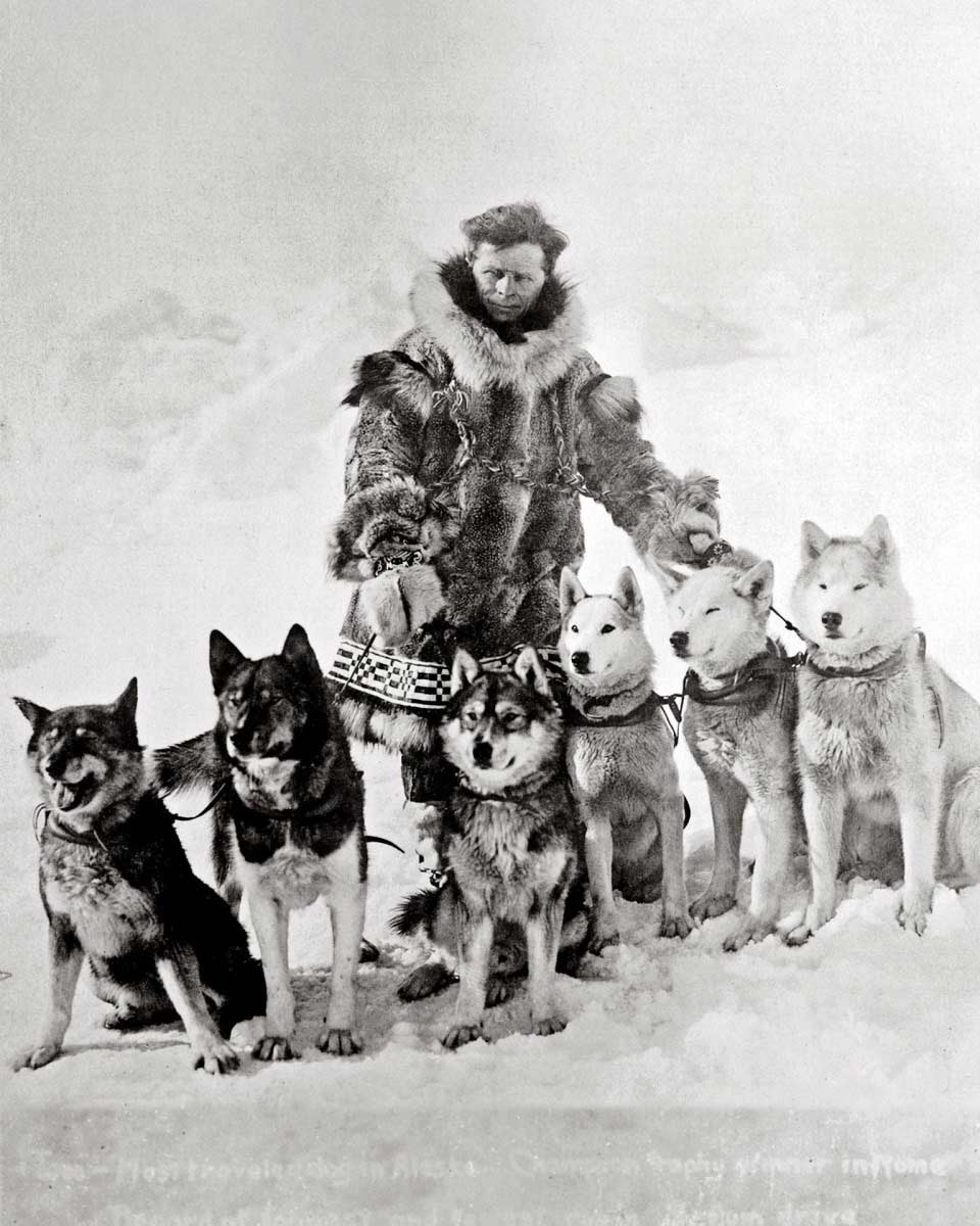 Leonhard with the Huskies